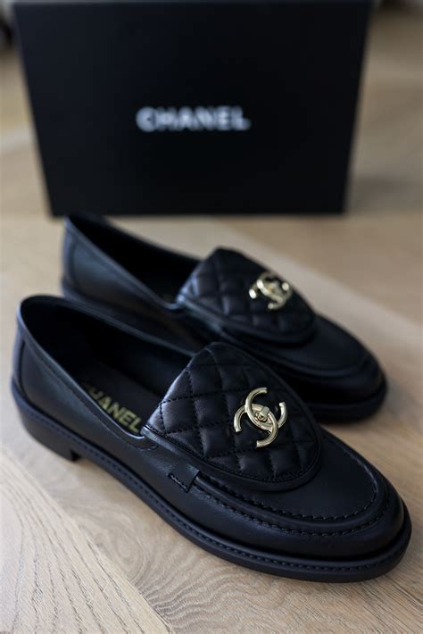 chanel loafers au|authentic Chanel loafers.